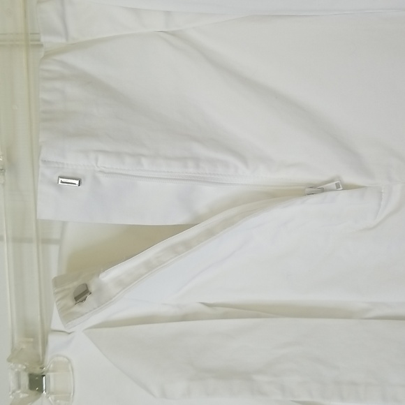 Alex Marie Womens White High Waist Pleated Dressey Lined Shorts Size 6 - Picture 4 of 12